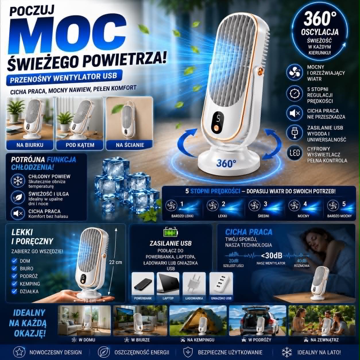 💨 Mrozik-Klimatyzator bezprzewodowy 💨