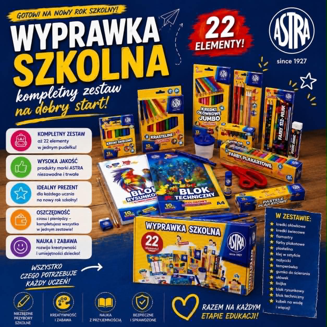 🏫Wyprawka szkolna ~Szkolny START ASTRA🏫