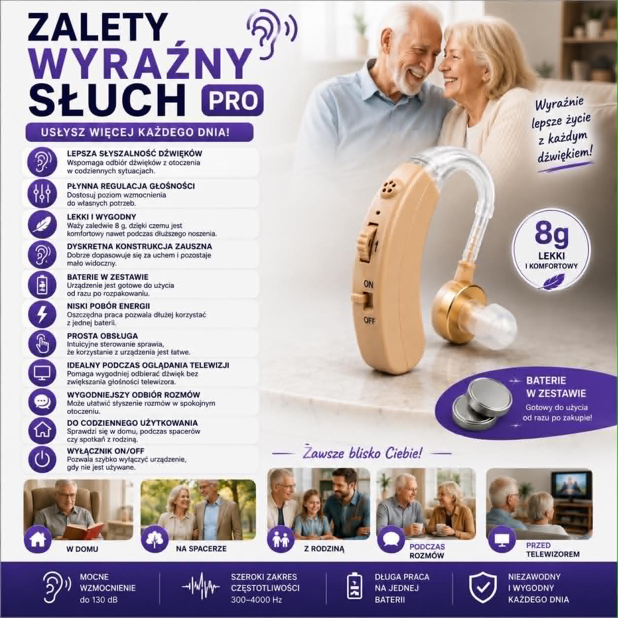 ⭐ZALETY WYRAŹNY SŁUCH PRO⭐