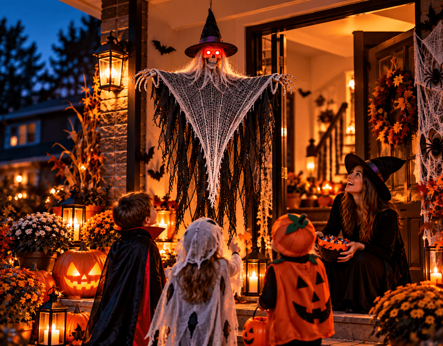 Zamień swój dom w miejsce pełne tajemnic, grozy i halloweenowej magii. 🕷️